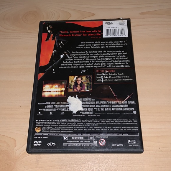 V For Vendetta Movie ❤️ - Picture 2 of 3